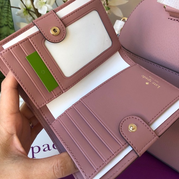 🌹Kate Spade Carli satchel Set Dusty Peony🌹 - Picture 6 of 7